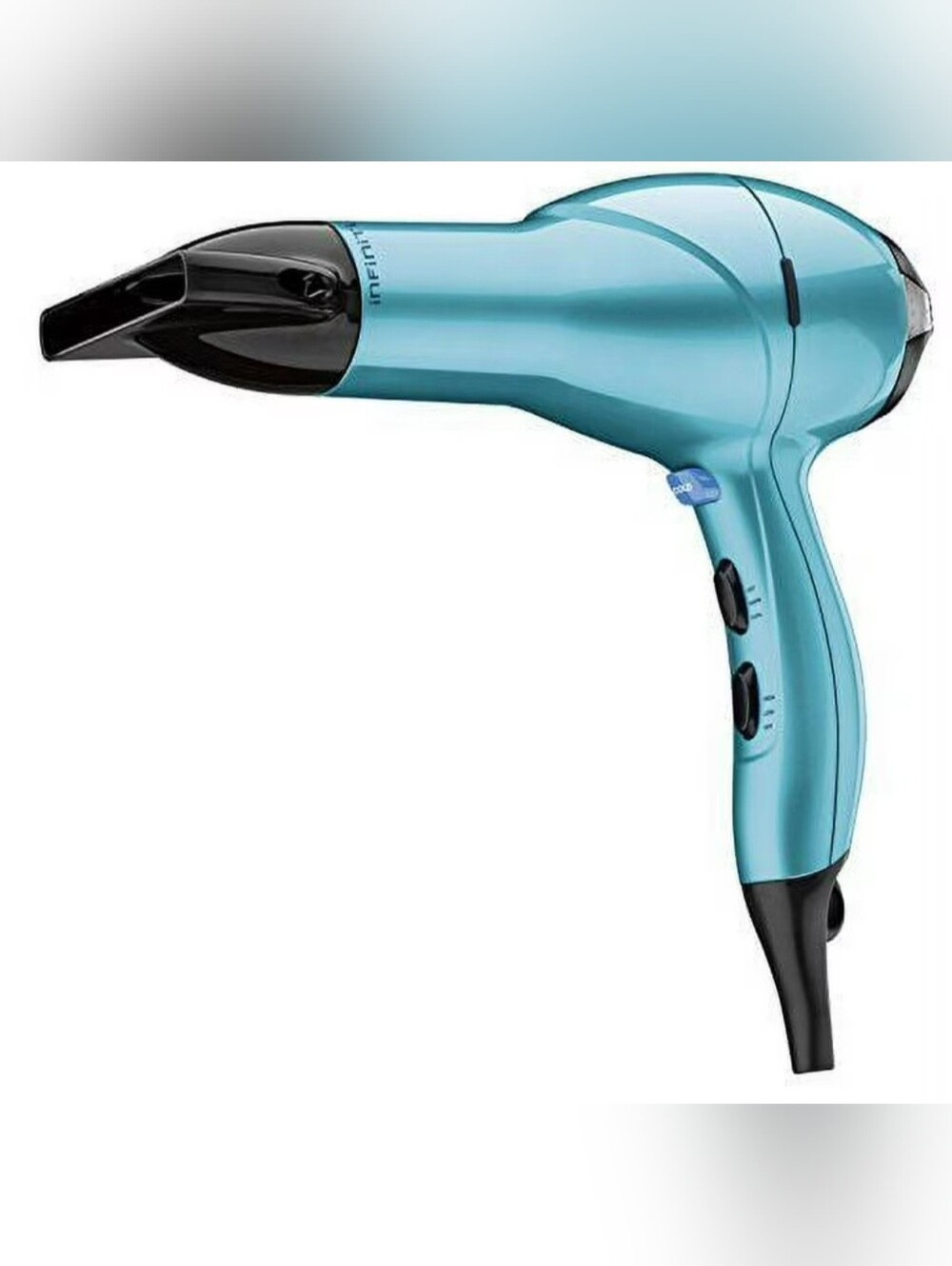 ​Conair Infiniti Pro Hair Dryer Turquoise Blue + Bonus Bag Tote + Nozzle